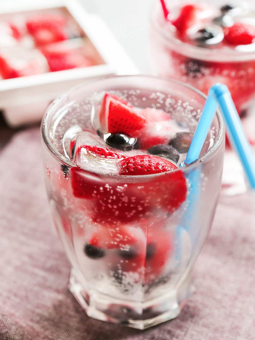 How To Make Fruit Ice Cubes - Freezing Fruit for Drinks