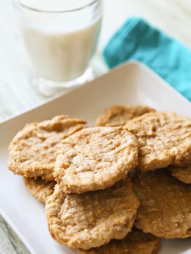 3 Ingredient Gluten Free Peanut Butter Cookie Recipe