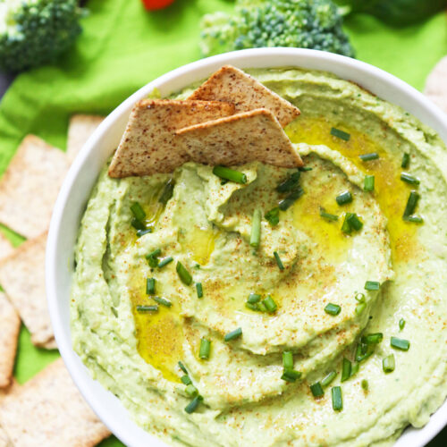 Spinach Hummus Recipe (SO good!) Pip and Ebby