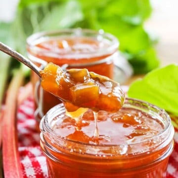 Rhubarb Peach Jam Recipe