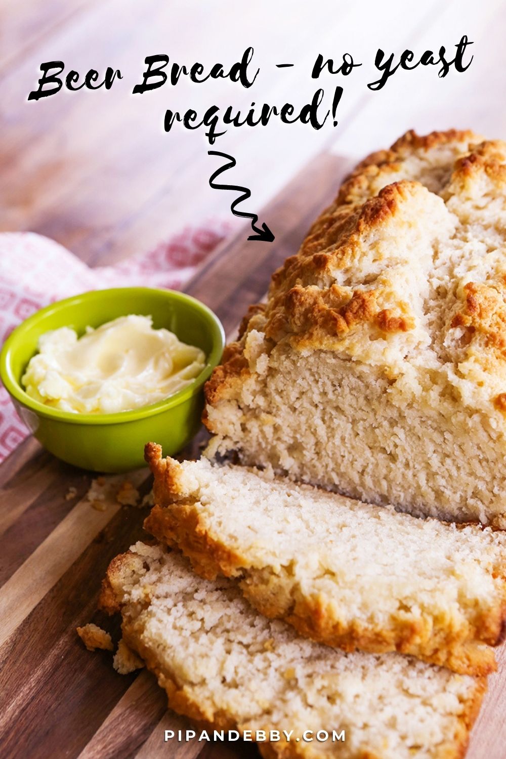 Beer Bread No Yeast 7 Ingredients! Pip and Ebby