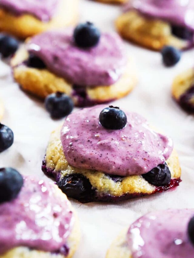 Delicious Blueberry Ice Cream Cookies Recipe