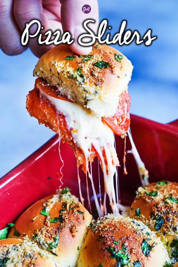 30-minute Pizza Sliders for Parties or Dinner! - Pip and Ebby