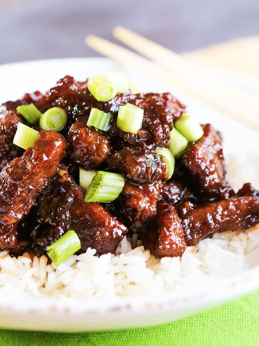 Easy Mongolian Beef Recipe Video Pipandebby Com