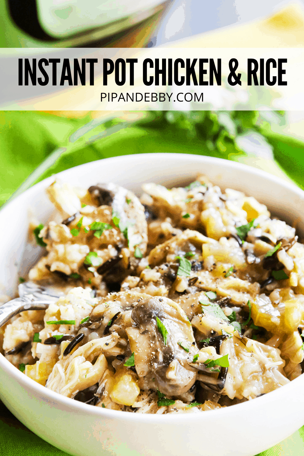 Instant Pot Chicken and Rice Casserole Pip and Ebby