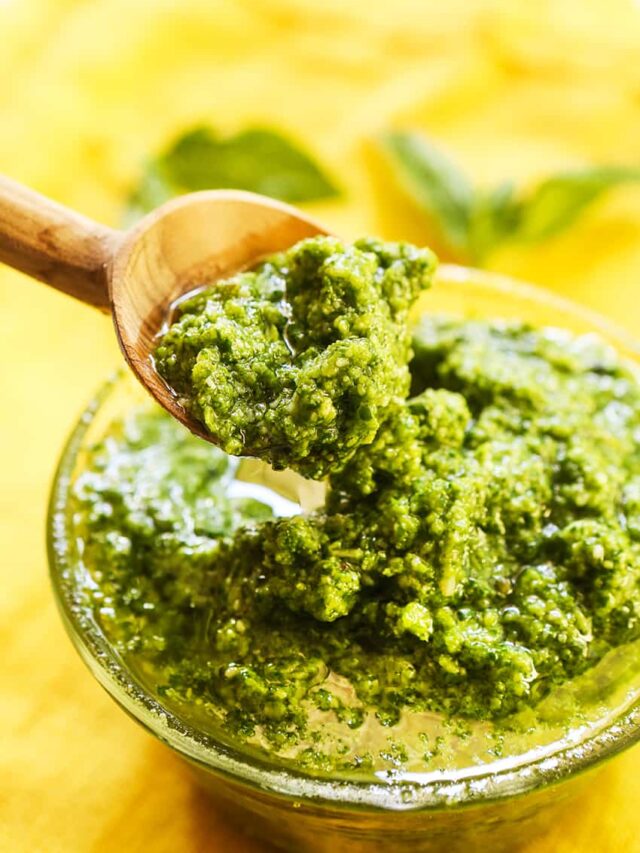 5 Minute Pesto Recipe with Pine Nuts Pip and Ebby