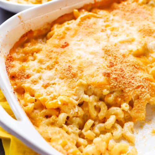 Best Baked Mac and Cheese Recipe - so creamy! - Pip and Ebby