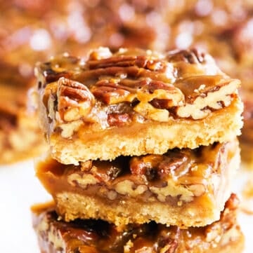 Caramel Pecan Bars Are Easier Than Pie! - Pip and Ebby