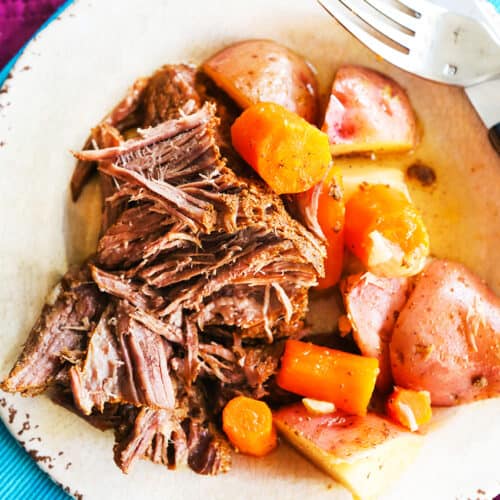 Instant Pot Pot Roast With Carrots and Potatoes=Hearty!- Pip and Ebby