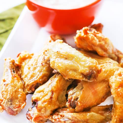 Air Fryer Chicken Wings (Crispy and Golden!) - Nourish Plate