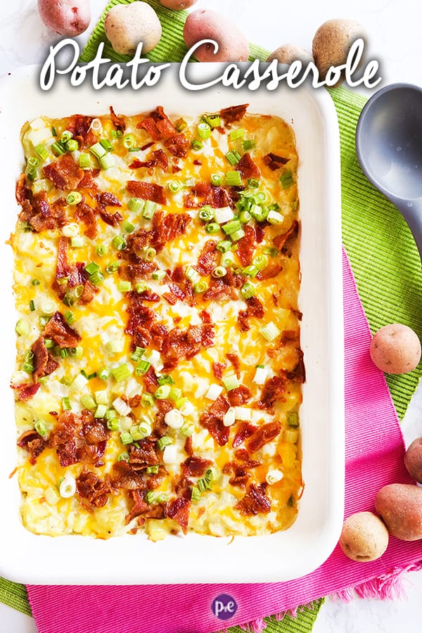 Potato Casserole with Sour Cream Add your fav toppings! Pip and Ebby