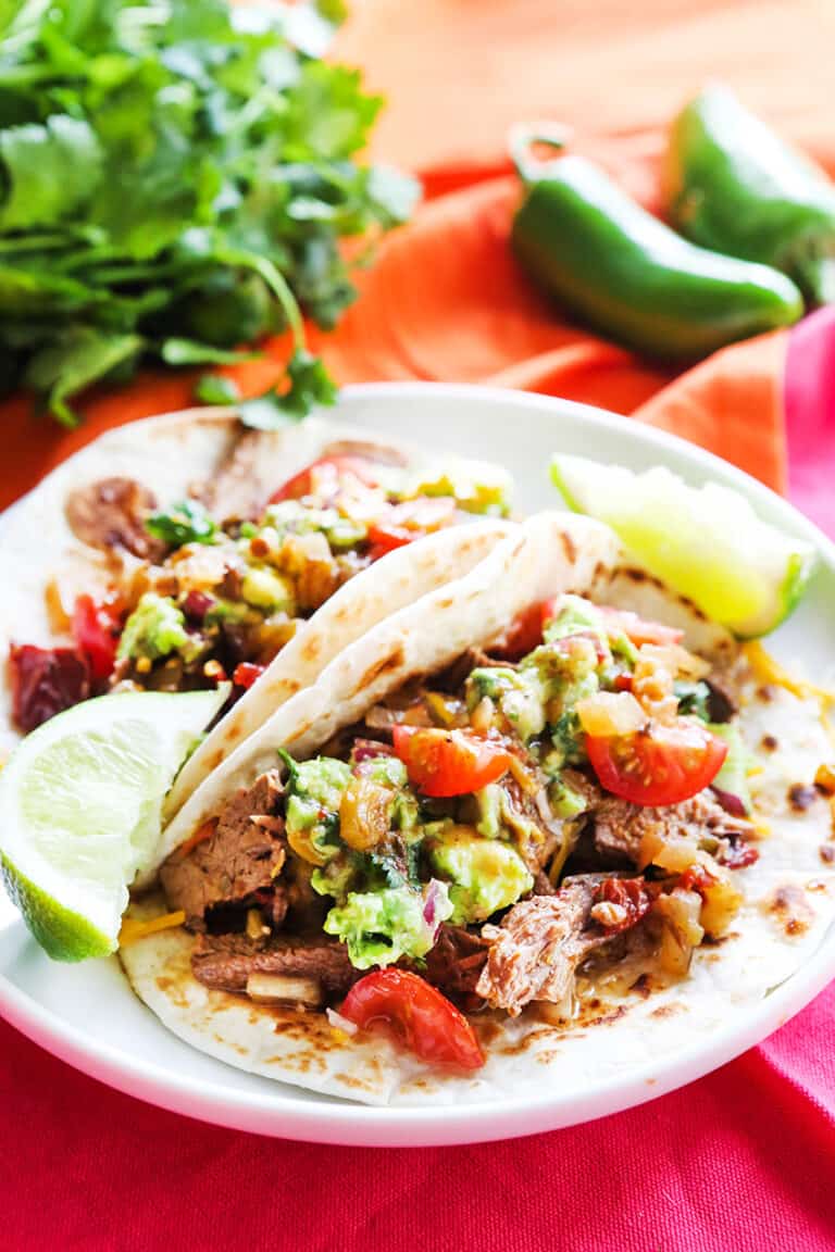 Barbacoa Beef Slow Cooker Recipe - Pip and Ebby