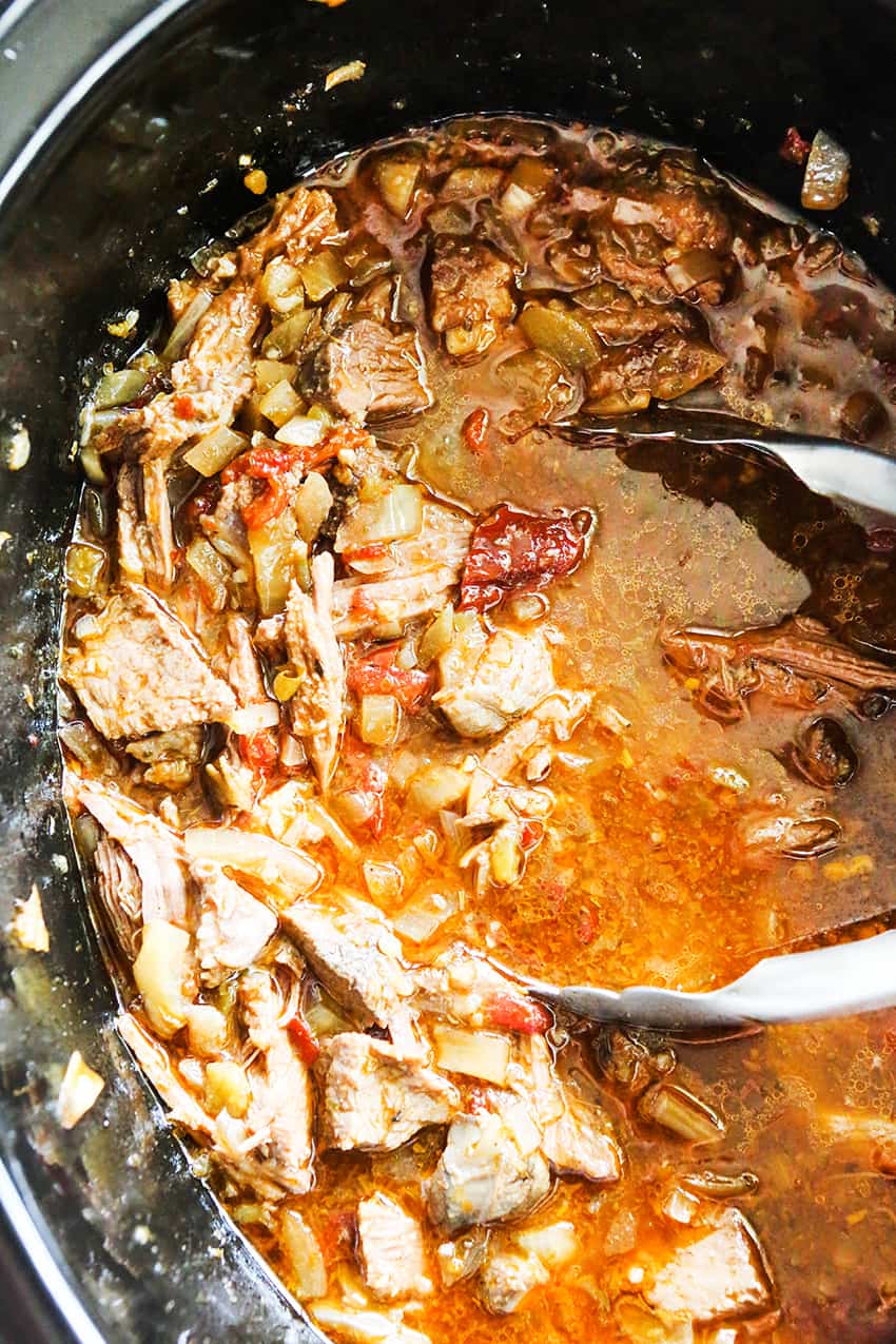 Barbacoa Beef Slow Cooker Recipe - Pip and Ebby