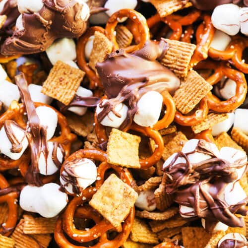 S'mores Snack Mix - perfect snack for any gathering! - Pip and Ebby