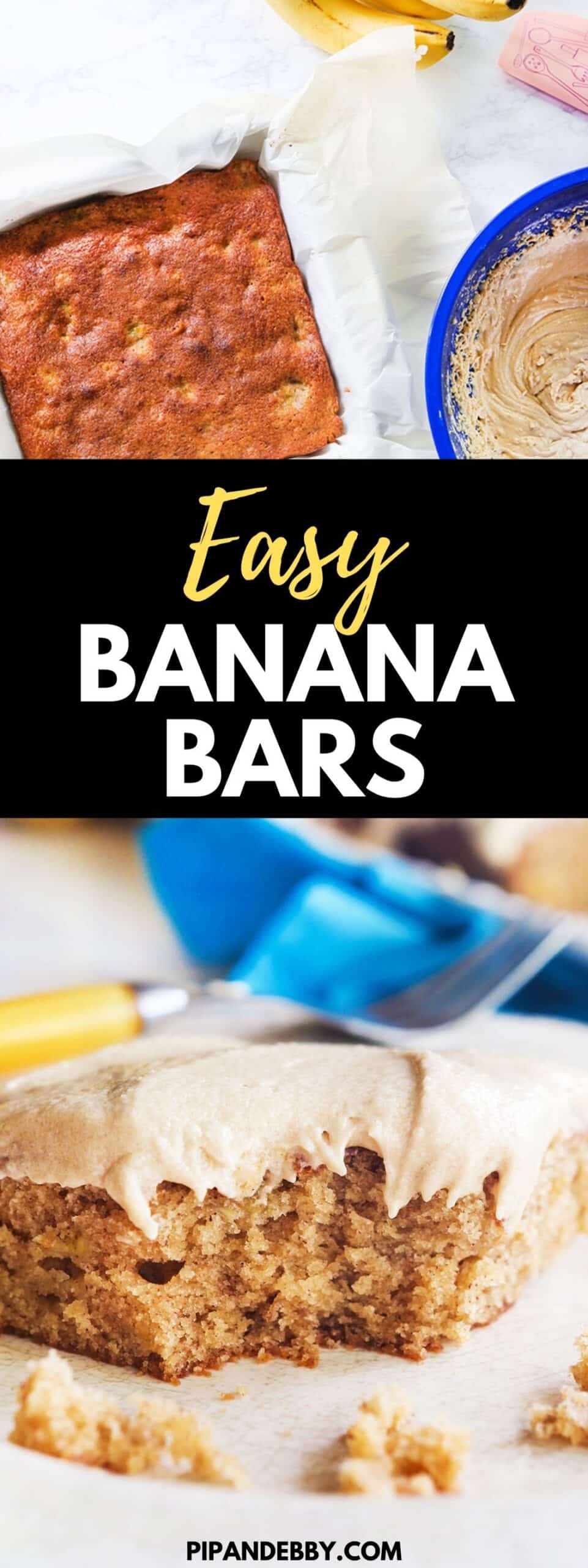 Easy Banana Bars Delicious Way To Use Bananas Pip And Ebby   Banana Bars 3 Scaled 