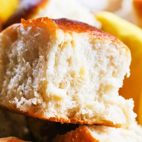 Sweet Soft Dinner Rolls Recipe - Fluffy perfection! - Pip and Ebby