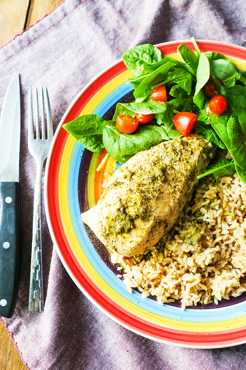 Pesto Ranch Chicken Made With MINIMAL Effort Pip and Ebby