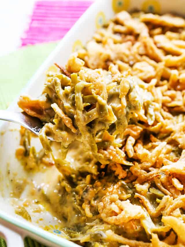 Green Bean Casserole In The Crockpot Recipe Pip and Ebby