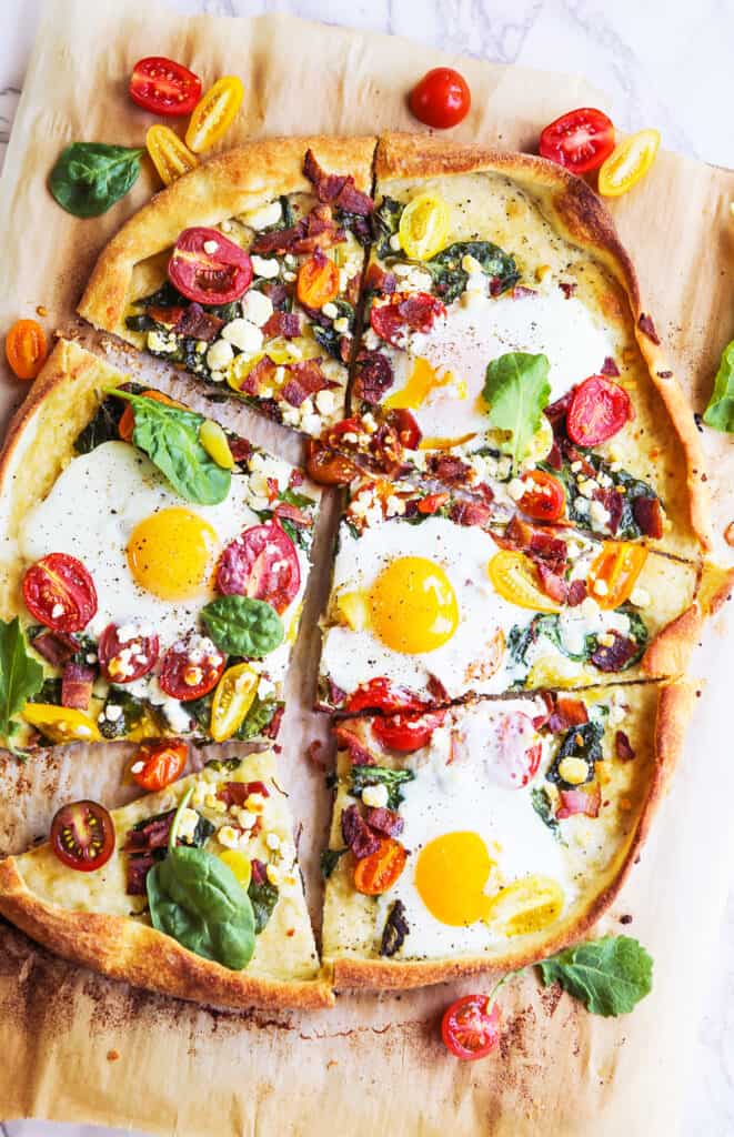 Healthy Breakfast Pizza Recipe Done In 20 Pip And Ebby