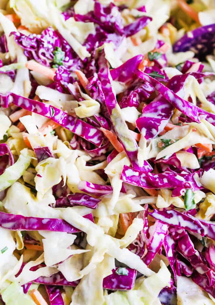 Coleslaw With Apple Cider Vinegar Recipe - Pip and Ebby