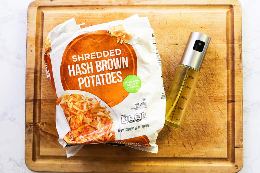 Shredded Hash Browns in the Air Fryer Pip and Ebby