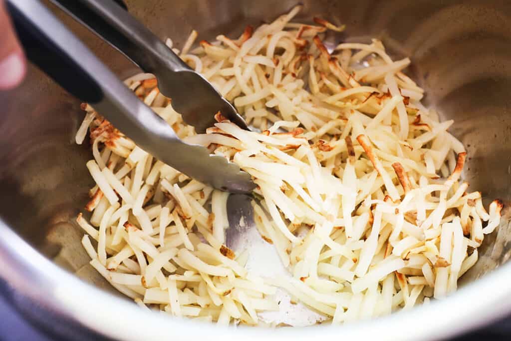 Shredded Hash Browns in the Air Fryer Pip and Ebby