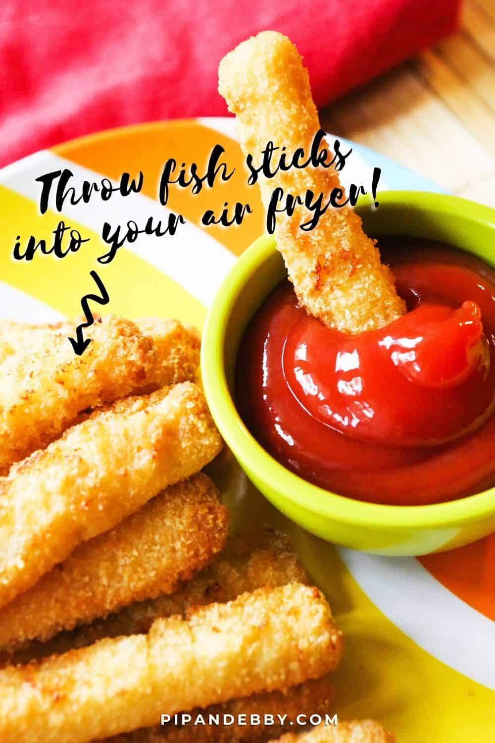 Frozen Fish Sticks in Air Fryer Recipe so easy! Pip and Ebby