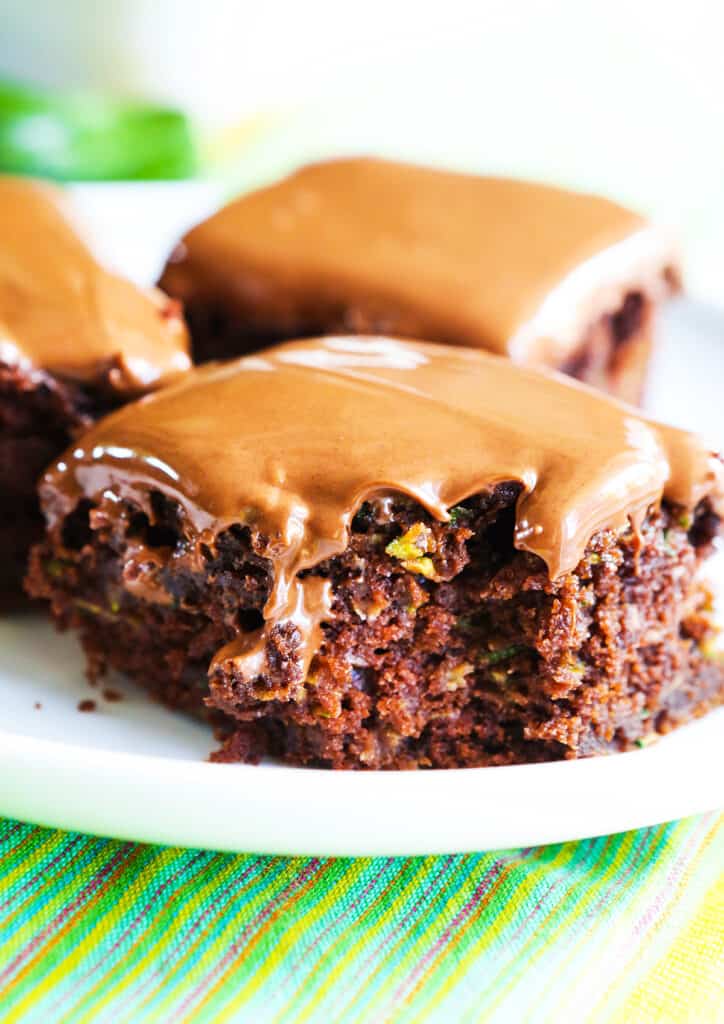 Zucchini Brownies Recipe - Great Use For Zucchini! - Pip And Ebby