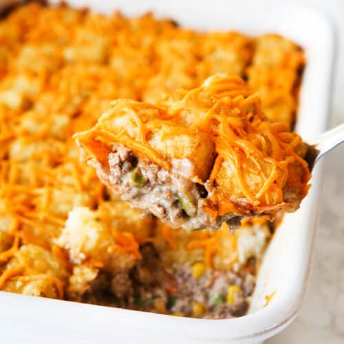 Minnesota Tater Tot Hotdish Recipe - Pip and Ebby