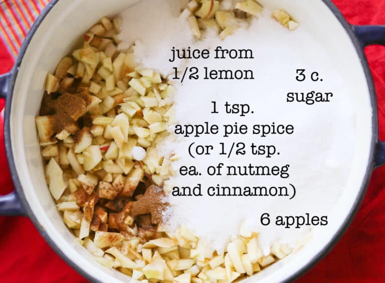 Apple Pie Jam Recipe Without Pectin! Pip and Ebby