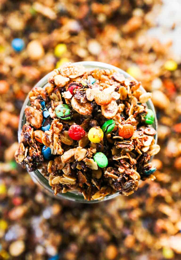Granola Recipe with Butter and Leftover Candy! Pip and Ebby