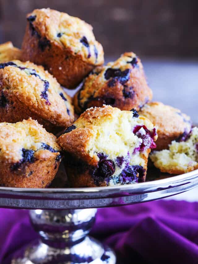 Homemade Blueberry Muffins Story