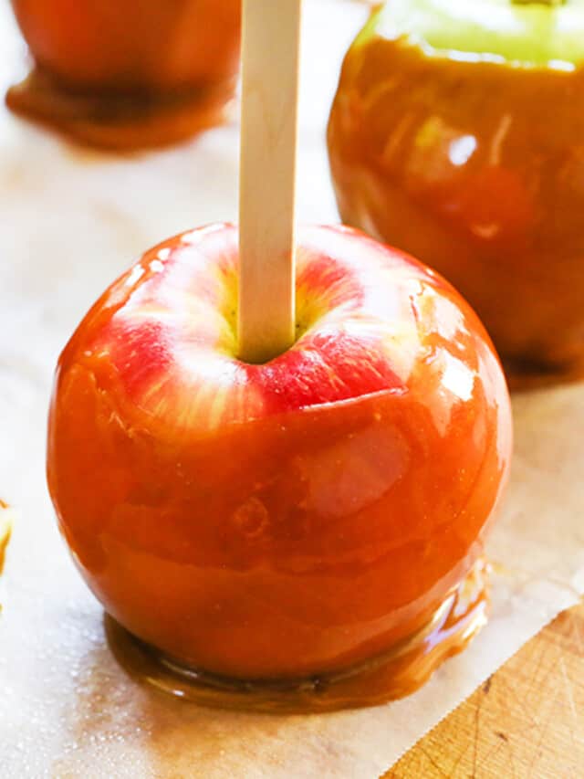 Easy Caramel Apples Story Pip and Ebby