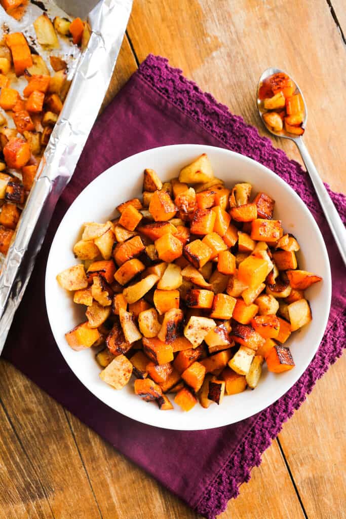 Roasted Butternut Squash and Apples - Pip and Ebby