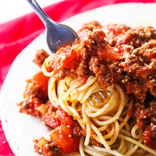 Spaghetti Sauce Recipe With Fresh Tomatoes - Pip and Ebby