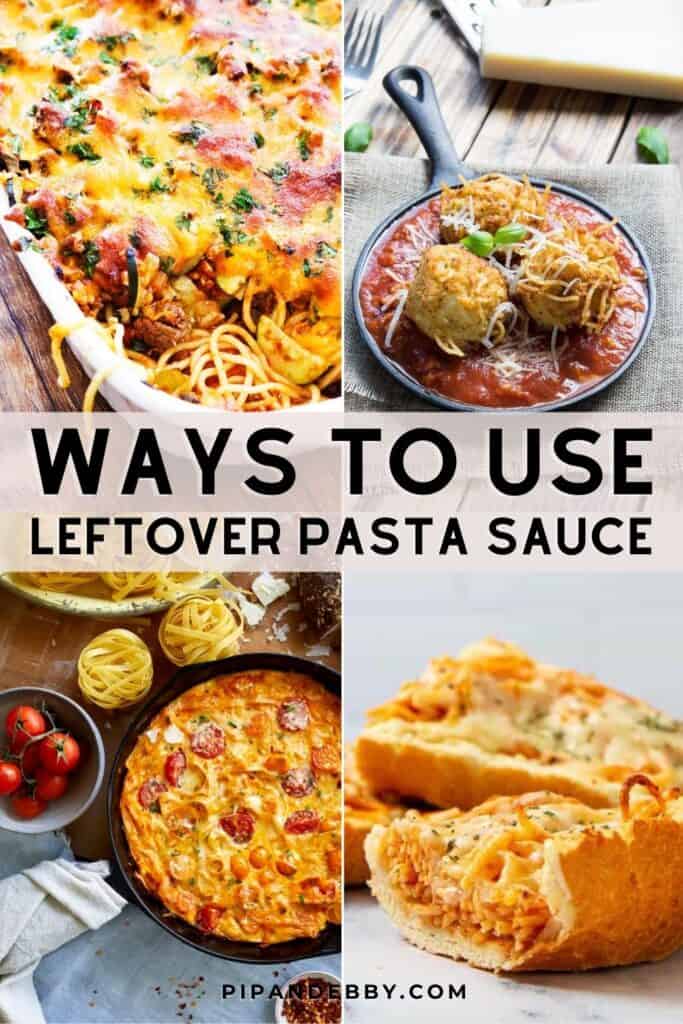 Recipes For Leftover Spaghetti Sauce - Pip and Ebby by Megan Porta