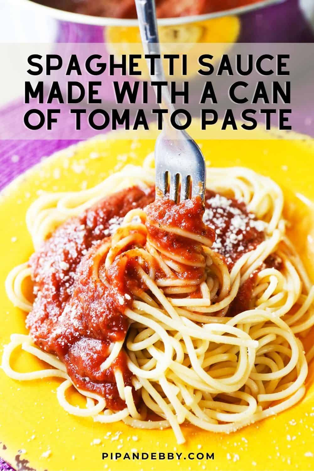 How To Make Spaghetti Sauce From Tomato Paste Pip and Ebby