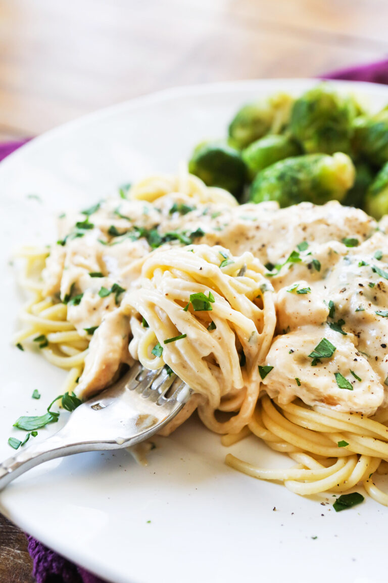 How To Make Spaghetti With Alfredo Sauce Pip and Ebby