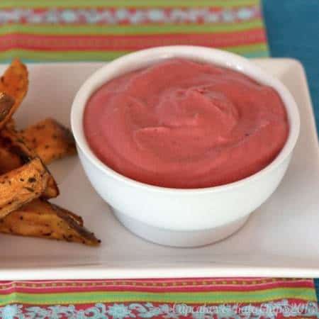 Cranberry Dijon Dipping Sauce in a bowl. 