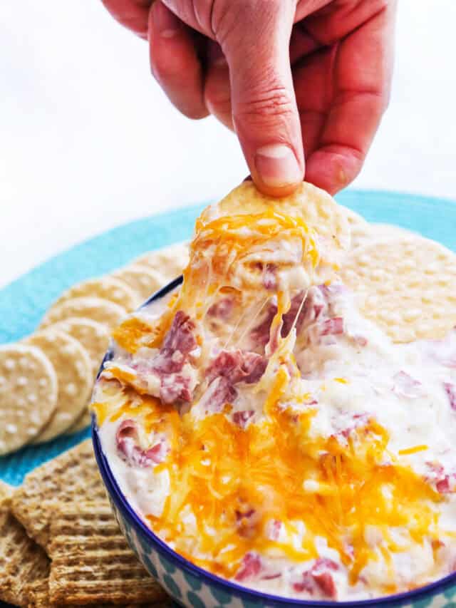 Crockpot Reuben Dip Perfect For Parties - Pip And Ebby