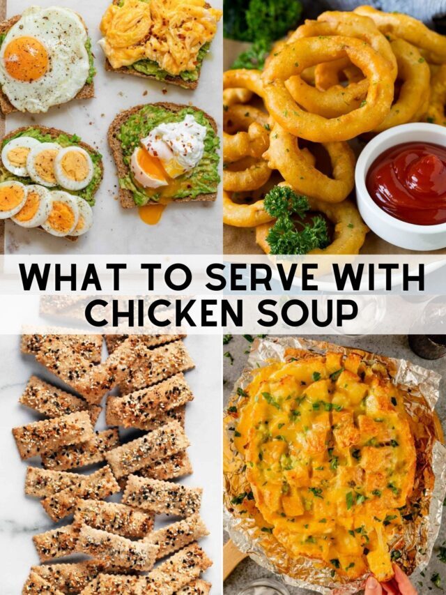 Vegetable Soup with Chicken and What To Serve with It Story