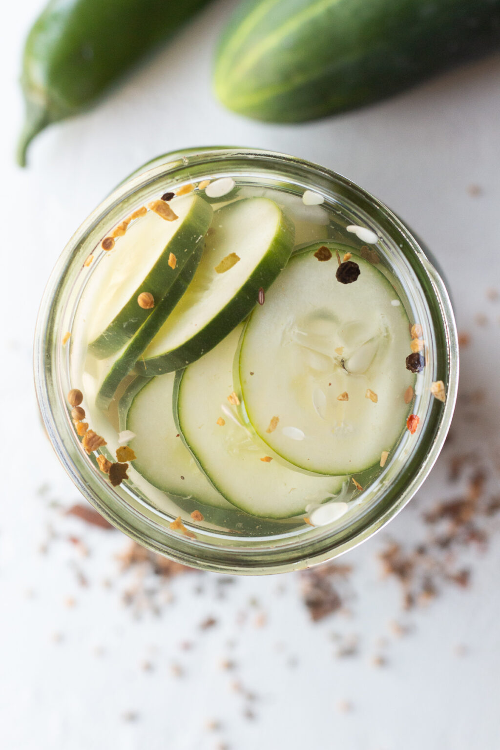 Refrigerator Sweet Pickles So quick & easy! Pip and Ebby