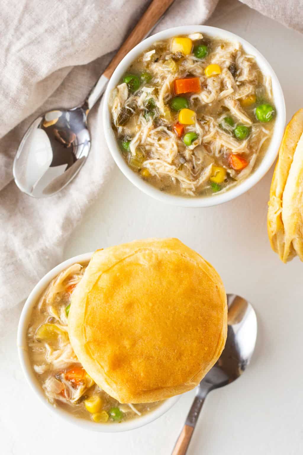 Slow Cooker Chicken Pot Pie EASY Dinner! Pip and Ebby
