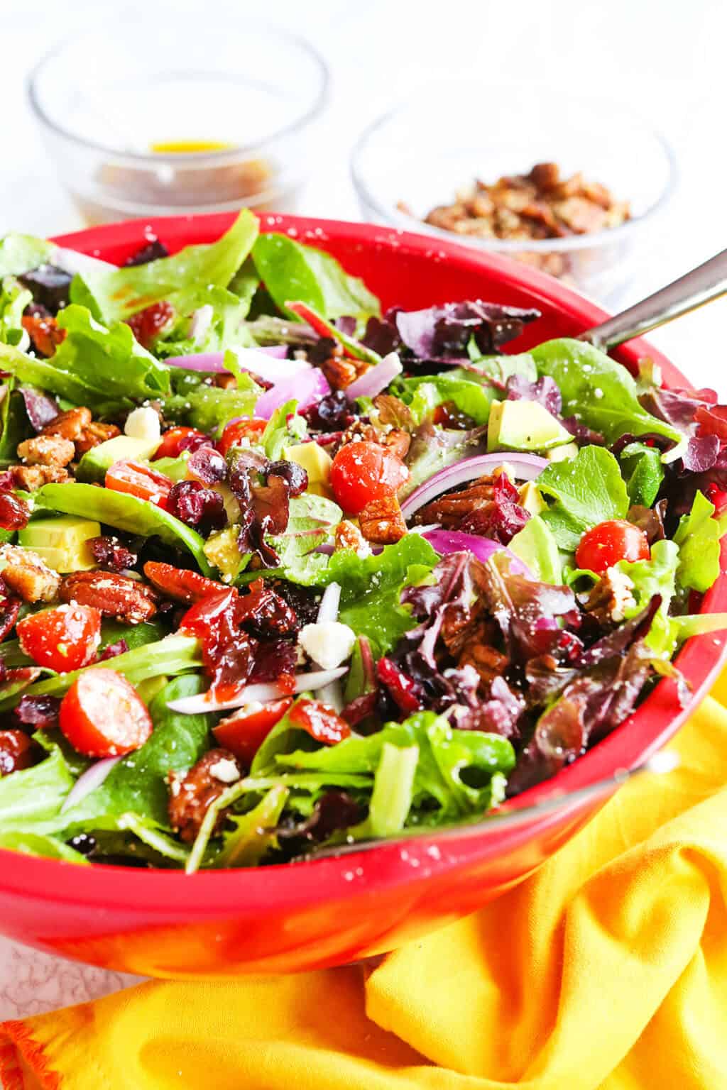 Classic Chopped Salad Recipe - Always a hit! - Pip and Ebby