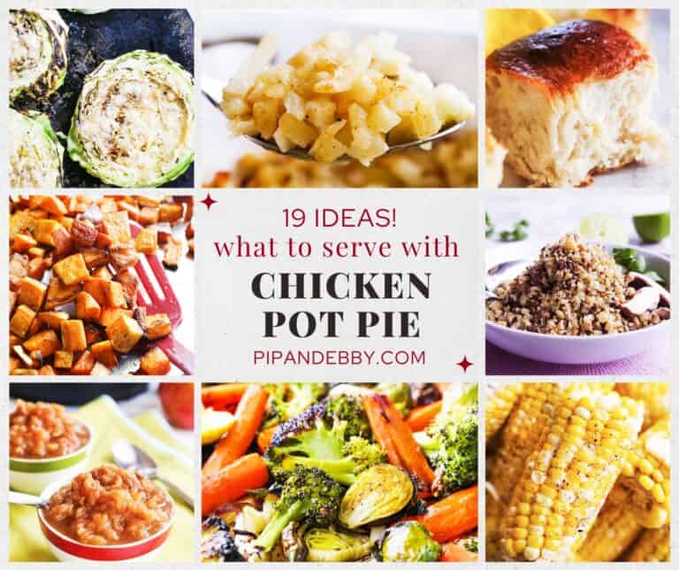 what can you serve with chicken pot pie