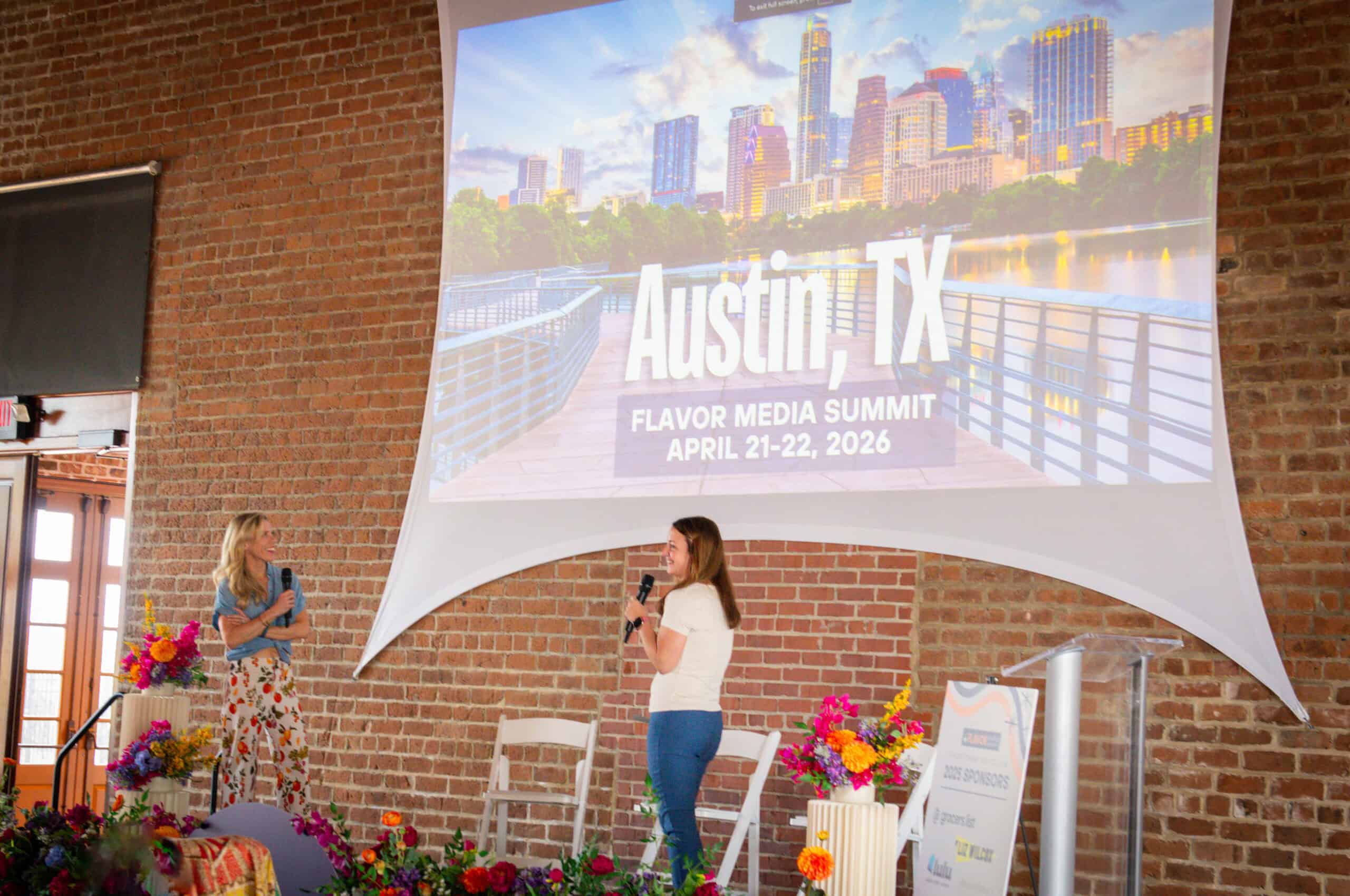 Austin TX Flavor Media Summit 2026, April 21-22, featuring speakers and networking opportunities.