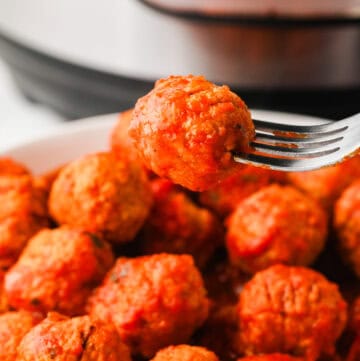 Delicious homemade meatballs served in a white bowl, perfect comfort food.